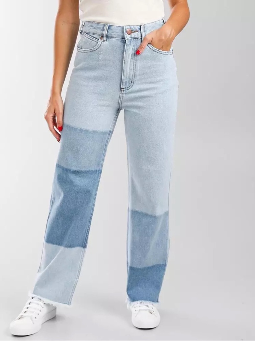 Billabong x Wrangler Patch It High Straight Jean